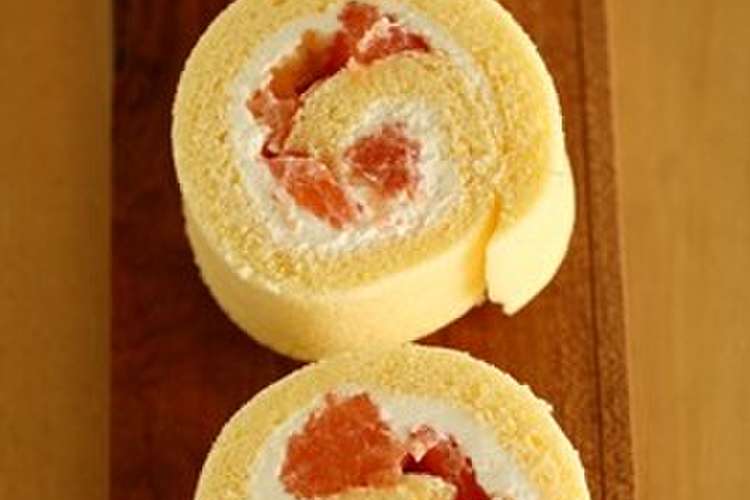 ロールケーキにふんわりシートスポンジ レシピ 作り方 By Chikap 1 クックパッド