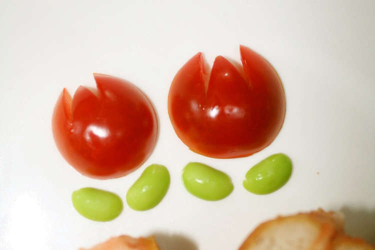 お弁当にも トマトでチューリップ レシピ 作り方 By Yakopuyo クックパッド 簡単おいしいみんなのレシピが355万品