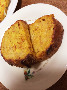 ライ麦&豆乳で、フレンチトースト。