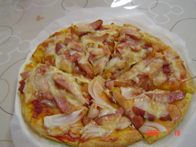 ホットケーキミックスで簡単ピザ☆