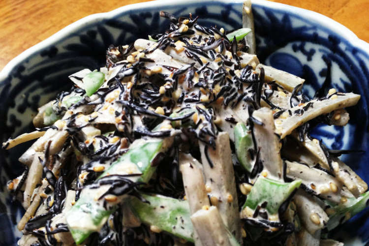 残ったひじきdeごぼうサラダ レシピ 作り方 By メックンママ クックパッド