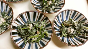 ほうれん草のクリームチーズ和え