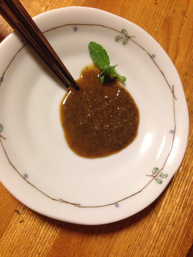 これぞ日本人の味☆山椒の実ソースの写真