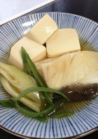 鱈とお豆腐の煮物