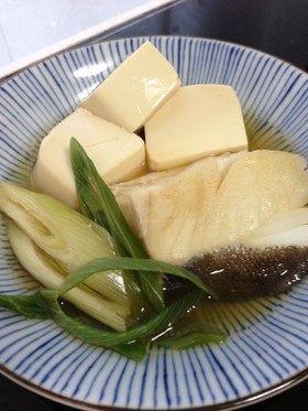 鱈とお豆腐の煮物