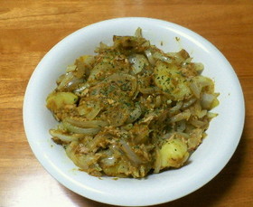 ツナじゃがカレー風味