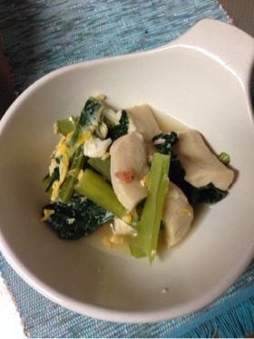 小松菜と高野豆腐の煮物