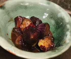 ♪簡単♪お弁当ばっちり♪ナスの甘辛煮♪