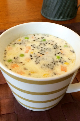簡単 香味ペースト で作る「豆乳スープ」