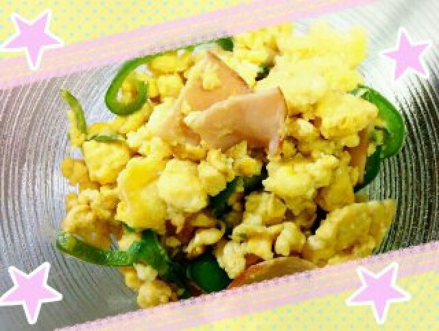 簡単５分！卵とピーマンのオイマヨ炒めの画像