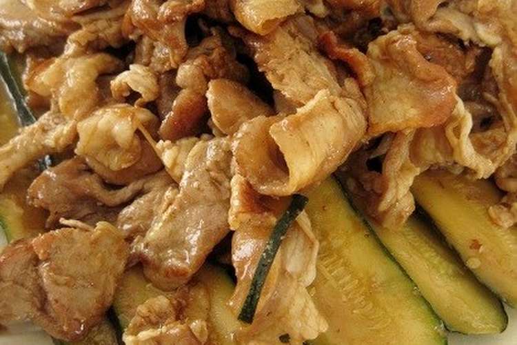 ズッキーニと豚肉の炒め物 レシピ 作り方 By Ritotsu クックパッド 簡単おいしいみんなのレシピが368万品