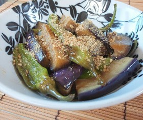 ナスとししとうのさっぱり☆煮浸し