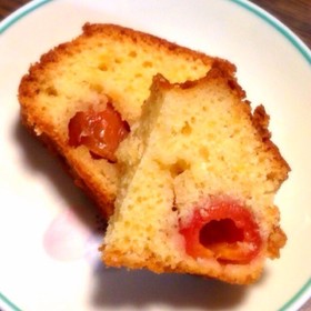 さくらんぼケーキ★簡単絶品★