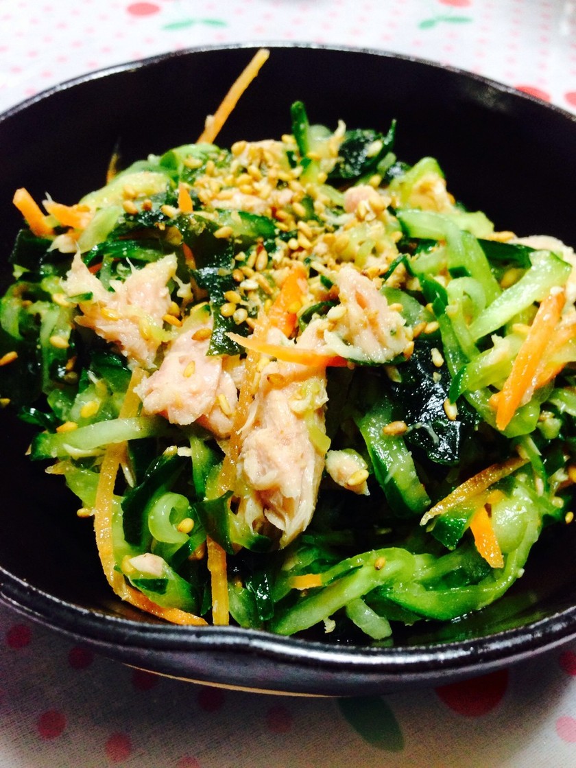 調理不要のサラダミールレシピ