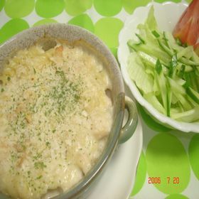 チーズマカロニグラタン