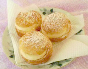 ラングドシャ・シュークリーム