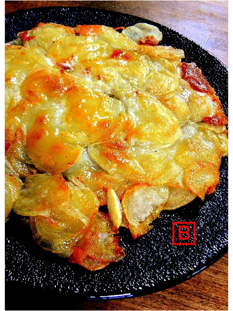 ♡スライスポテトのカリカリチーズ焼き♡の画像