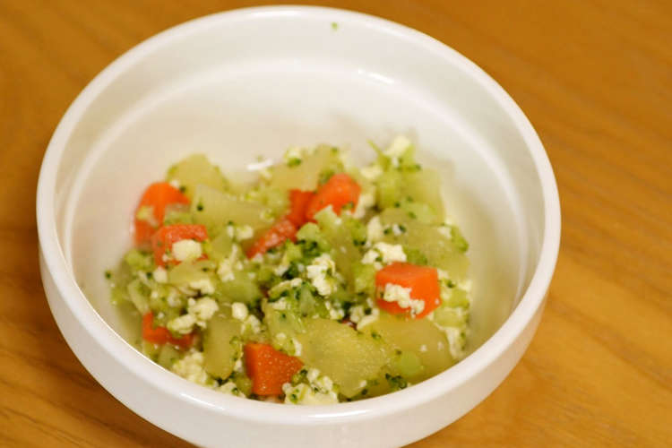 離乳食 後期 リンゴと野菜の白和え レシピ 作り方 By つちかな クックパッド 簡単おいしいみんなのレシピが359万品