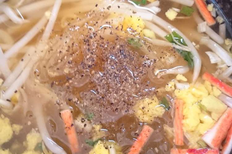 簡単 カップスープ モヤシ ダイエット レシピ 作り方 By 飛んでぶー クックパッド