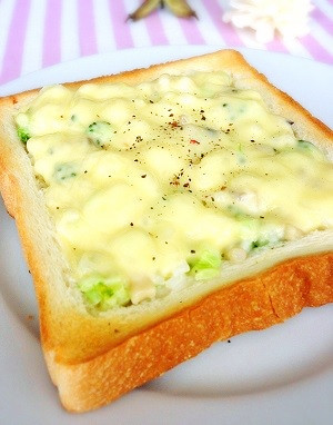 チーズリゾットトーストの画像