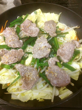 ラム肉のジンギスカン風