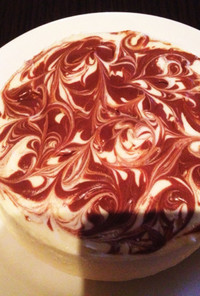 チョコマーブルレアチーズケーキ