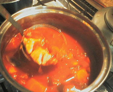 ﾄﾏﾄ煮こみスープの写真