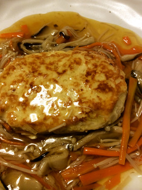 豆腐ハンバーグ きのこあんかけ