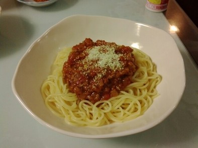 あっさりミートスパゲティの写真
