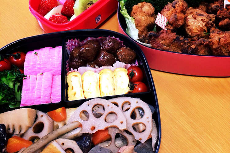 定番 お花見弁当 レシピ 作り方 By そうちゃんママ23 クックパッド 簡単おいしいみんなのレシピが370万品