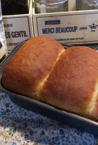 パウンド型でふんわり食パン