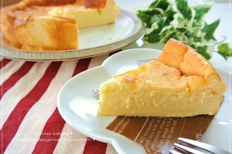 クリーミーヨーグルトスフレチーズケーキ レシピ 作り方 By Mariybis クックパッド 簡単おいしいみんなのレシピが350万品