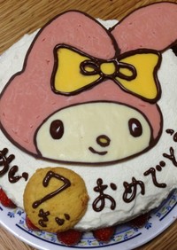 キャラデコケーキ（プレート）マイメロ