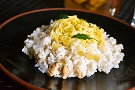 【梅サワーで作る 蕗のばら寿司】梅香る!