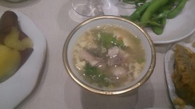 中華風白身魚のトローリ卵とじスープ