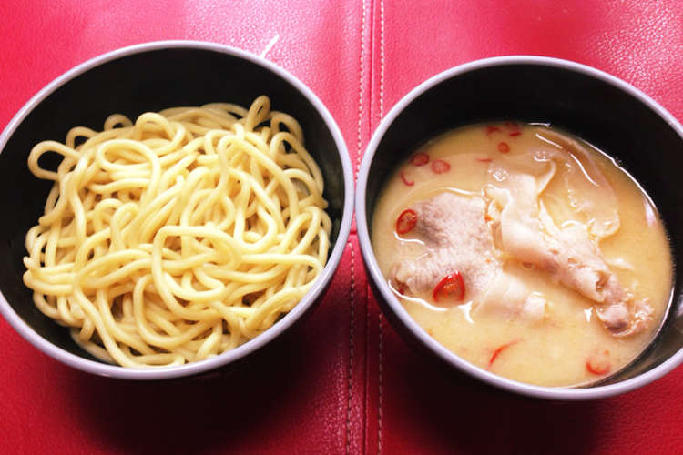 休日のお昼ご飯に 簡単 豚バラ味噌つけ麺 レシピ 作り方 By チキン娘 クックパッド