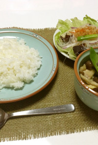 グリーンカレー&グリーンカレー素麺