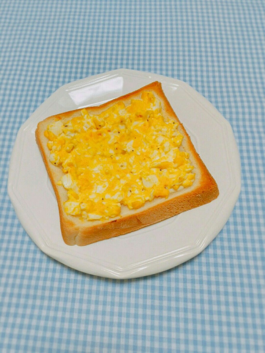 〖蜂蜜風味な卵トースト〗の画像