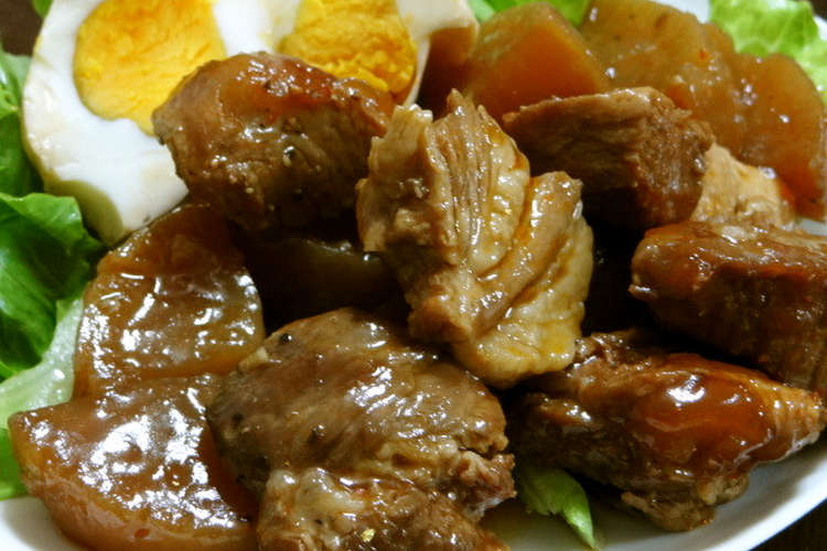 豚肩ロース 大根 卵でチャ シュー風煮 レシピ 作り方 By ともたろうげんき クックパッド 簡単おいしいみんなのレシピが349万品