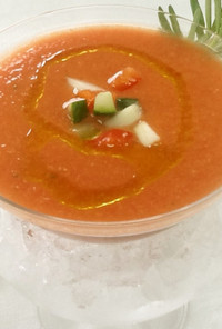 夏野菜の冷たいスープ☆ガスパチョ
