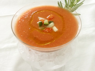 夏野菜の冷たいスープ☆ガスパチョの写真
