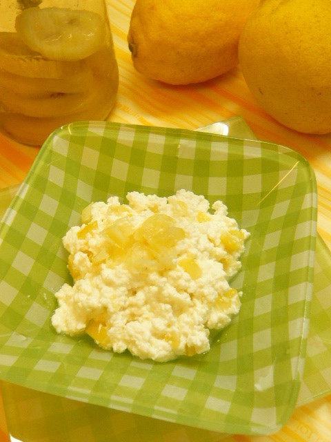 塩レモンカッテージチーズの画像