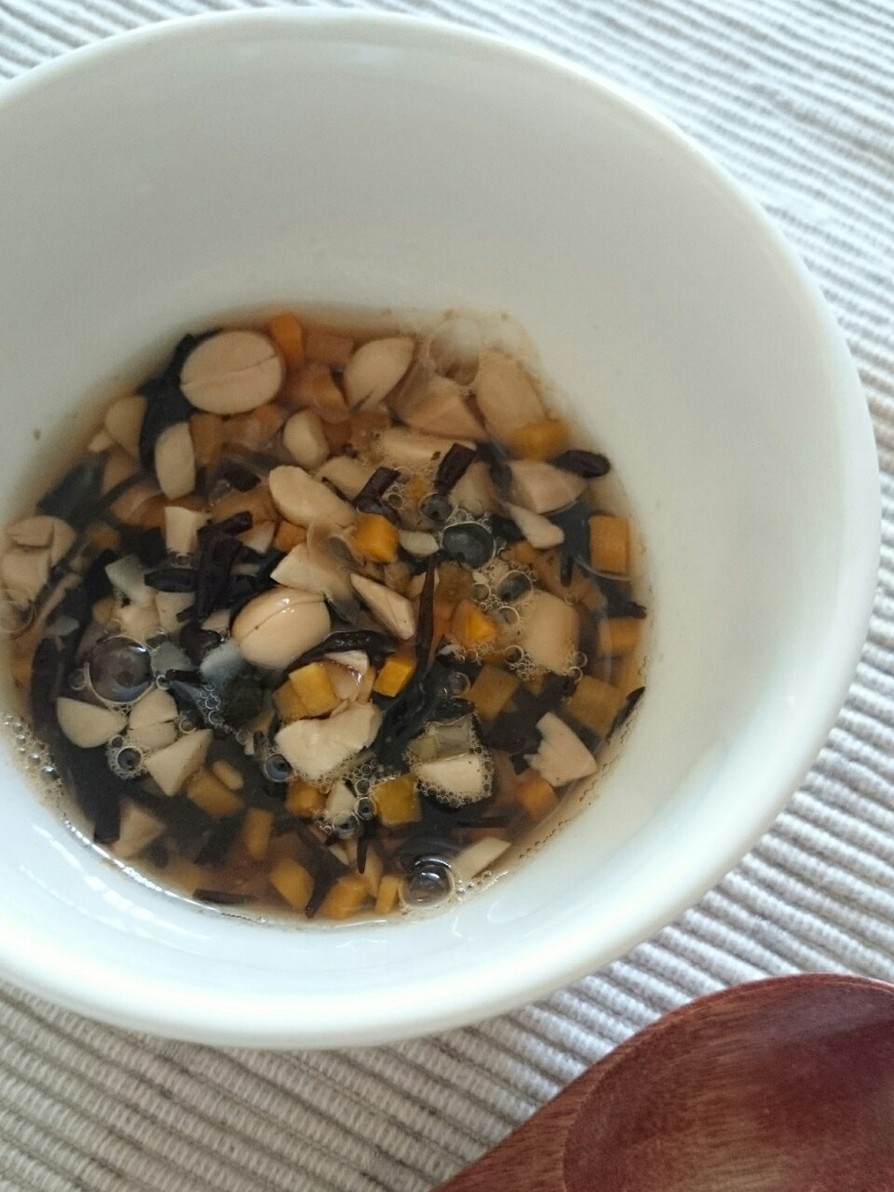 離乳食中期〜☆大豆とひじきの煮物の画像
