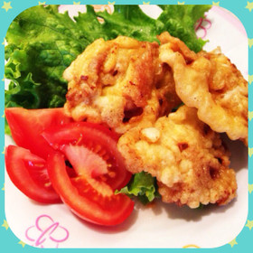簡単♡鶏もも肉であの人気店のとり天を再現