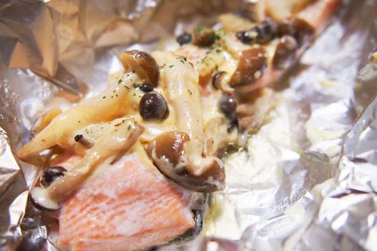 簡単旨いきのこマヨ 鮭のホイル焼き レシピ 作り方 By 結衣 クックパッド 簡単おいしいみんなのレシピが353万品