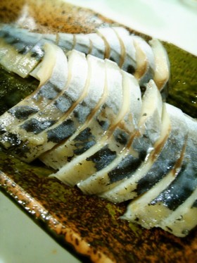 塩鯖フィレで簡単しめさば