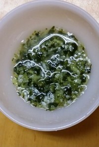 離乳食中期～後期☆緑野菜としらすの煮物