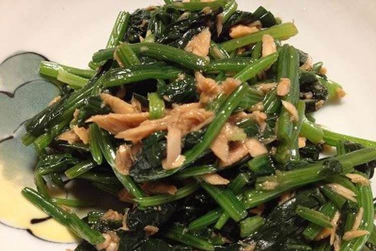 ほうれん草とツナの和え物 レシピ 作り方 By Coco 虎子 クックパッド 簡単おいしいみんなのレシピが352万品