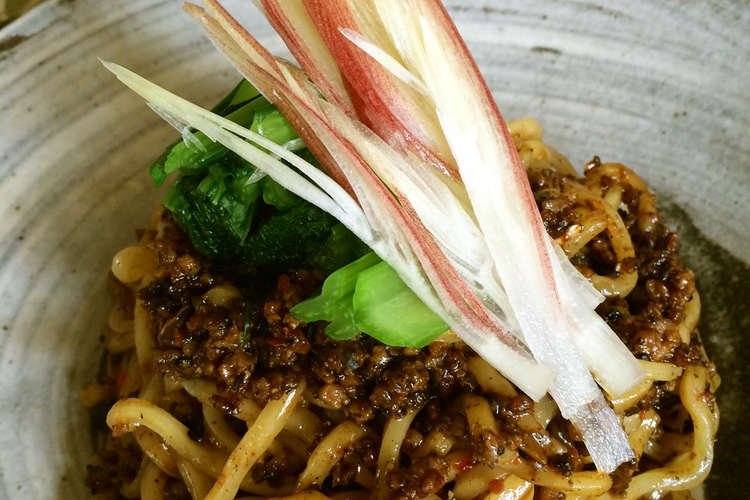 汁なし黒胡麻担々麺 レシピ 作り方 By Oolongmama クックパッド 簡単おいしいみんなのレシピが372万品