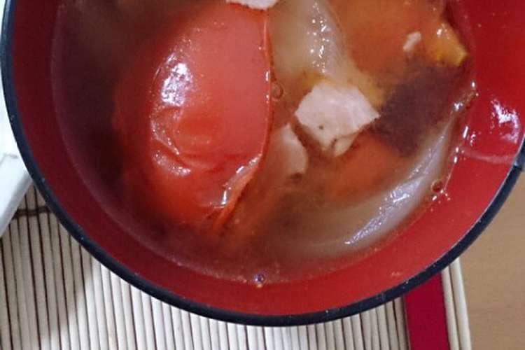 子供でも飲めるトマトのスープ レシピ 作り方 By さーやgogo クックパッド 簡単おいしいみんなのレシピが360万品